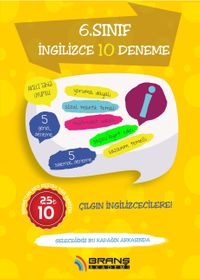 2019 6. Sınıf İngilizce 10 Deneme