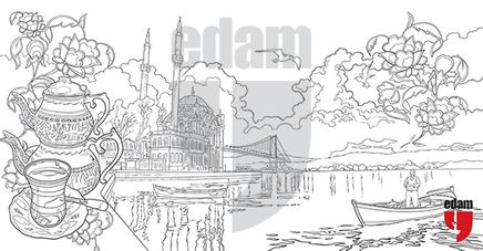 İstanbul Tablo Boyama Serisi 4 - Ortaköy