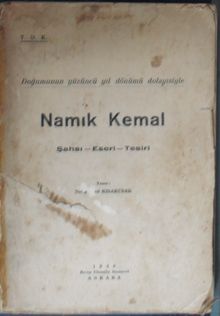Doğumunun Yüzüncü Yıl Dönümü Dolayısiyle Namık Kemal Şahsı-Eseri-Tesiri-22-C-8
