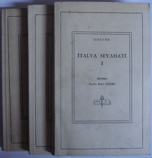 İtalya Seyahati (3 cilt) (Kod:2-C-22)