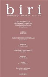 Biri Yıllık Edebiyat Dergisi Sayı: 13