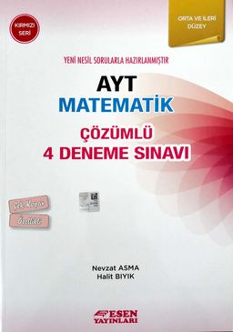 AYT Matematik Çözümlü 4 Deneme Orta Ve İleri Düzey