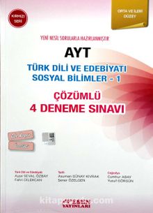 AYT Türk Dili ve Edebiyatı Sosyal Bilimler 1 Çözümlü 4 Deneme Sınavı Orta ve İleri Düzey