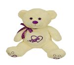 Peluş Göbekli Ayı Mor Kurdaleli 60 Cm (783385)