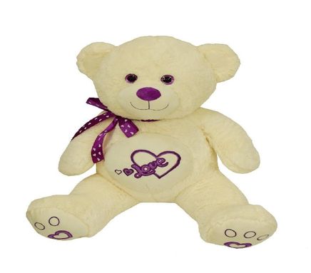 Peluş Göbekli Ayı Mor Kurdaleli 60 Cm (783385)