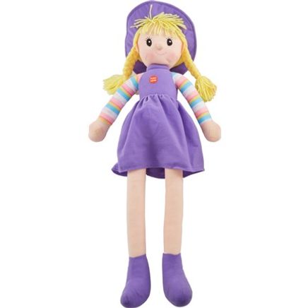 Bez Bebek Mor Elbiseli 70 Cm (003881)