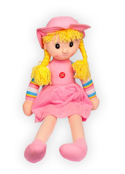 Bez Bebek Pembe Elbiseli 70 Cm (003881)