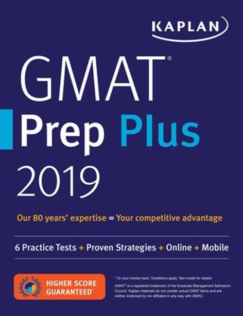 Kaplan GMAT Prep Plus 2019