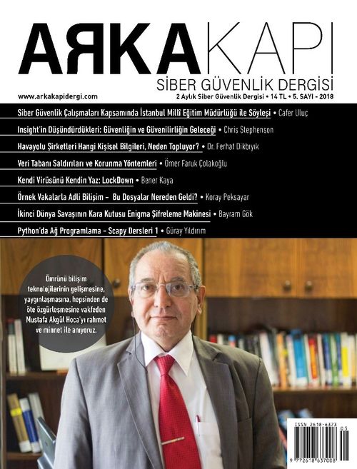 Arka Kapı Siber Güvenlik Dergisi Sayı:5