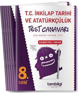8. Sınıf T. C. İnkılap Tarihi ve Atatürkçülük Test Canavarı Yaprak Test
