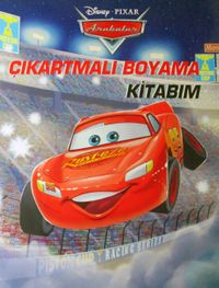 Disney Arabalar Çıkartmalı Boyama Kitabım