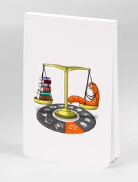 Akıl Defteri - Kitapkurdu Burçlar Serisi - Bloknot - Terazi