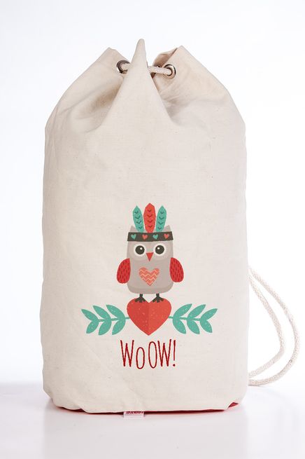 Spor Bez Çanta - Baykuş Woow - Bordo