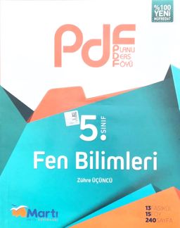 5. Sınıf Fen Bilimleri Pdf Planlı Ders Föyü