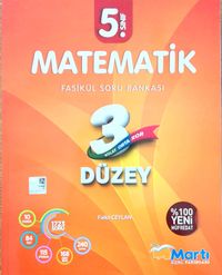 5. Sınıf Matematik 3 Düzey Fasikül Soru Bankası