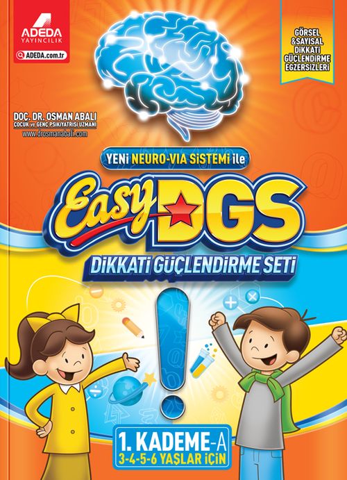 Easy Dikkati Güçlendirme Seti 1. Kademe 3-6 Yaş A