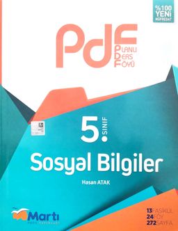 5. Sınıf Sosyal Bilgiler Pdf Planlı Ders Föyü