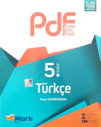 5. Sınıf Türkçe Pdf Planlı Ders Föyü