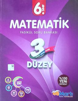 6. Sınıf Matematik 3 Düzey Fasikül Soru Bankası