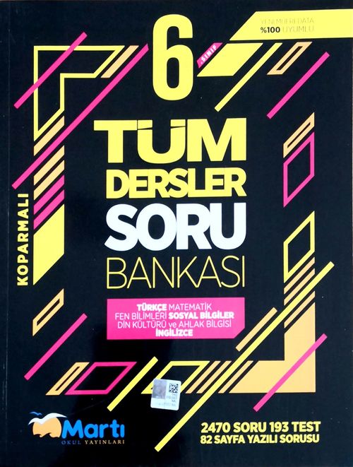6. Sınıf Tüm Dersler Soru Bankası