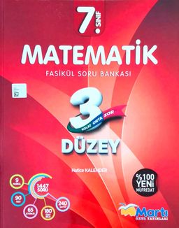 7. Sınıf Matematik 3 Düzey Fasikül Soru Bankası