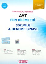 AYT Fen Bilimleri Çözümlü 4 Deneme Sınavı Temel ve Orta Düzey