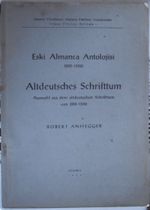 Eski Almanca Antolojisi (800-1500) (Kod:4-I-17)