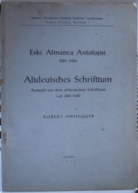 Eski Almanca Antolojisi (800-1500) (Kod:4-I-17)