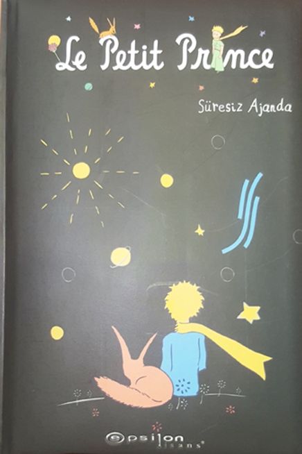 Küçük Prens Süresiz Ajanda Siyah Kapak (KPR415)