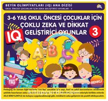 3-6 Yaş Okul Öncesi Çocuklar İçin Çoklu Zeka ve Dikkat  Geliştirici  Oyunlar 3 - Bahar Çelik
