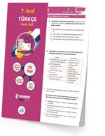 7. Sınıf Türkçe Nano Test (Yaprak Test) 