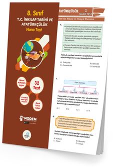 8. Sınıf  T. C. İnkılap Tarihi ve Atatürkçülük Nano Test (Yaprak Test)