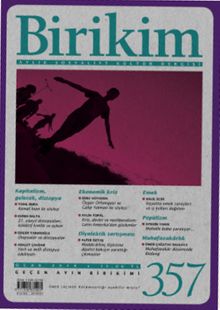 Birikim Aylık Sosyalist Kültür Dergisi Sayı:357 Ocak 2018
