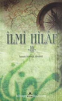 İlmi Hilaf -2 - İsmail Hakkı (İzmirli)