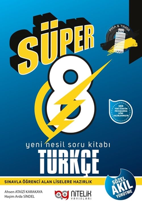8. Sınıf Süper Türkçe Yeni Nesil Soru Kitabı