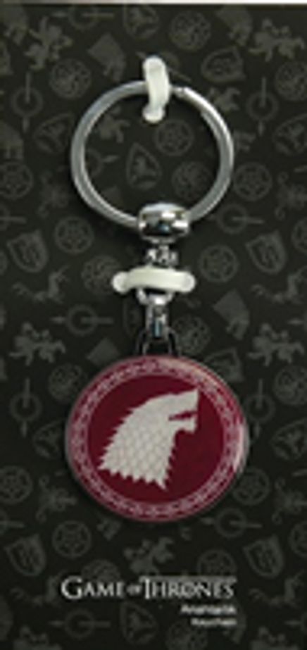 A Game Of Thrones - Tekli Bordo Anahtarlık - Stark (GOT527)