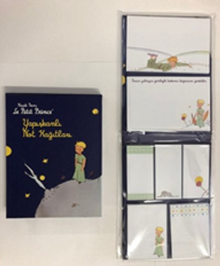 Yapışkanlı Not Kağıtları - Lacivert (Sert Kapaklı 7 Farklı Ebat) (KPR425)