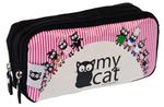 My Cat İkili Kalemlikler (Mor/Pembe) (CAT121)