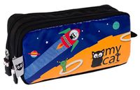 My Cat İkili Kalemlikler (Mavi) (CAT122)