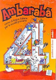 Ambaraba 4 (Çalışma Kitabı) Çocuklar için İtalyanca (6-10 yaş)