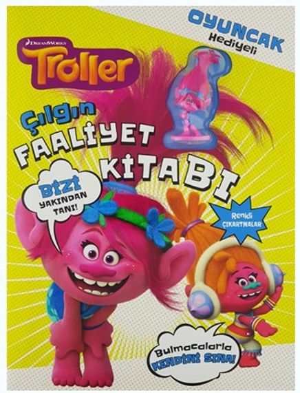 Troller Çılgın Faaliyet Kitabı Oyuncak Hediyeli