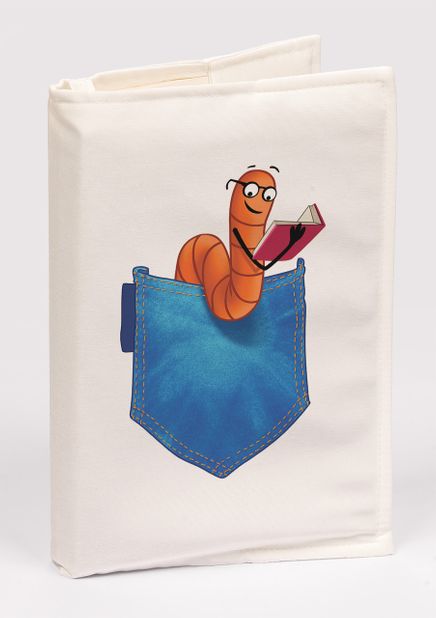 Kitap Kılıfı - Kitapkurdu - Cep (XL)