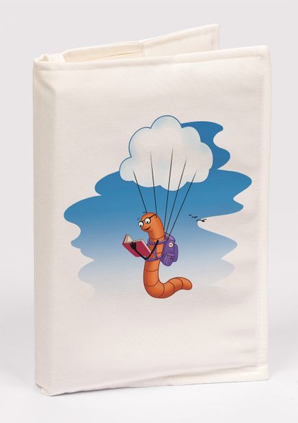 Kitap Kılıfı - Kitapkurdu - Paraşüt (XL)