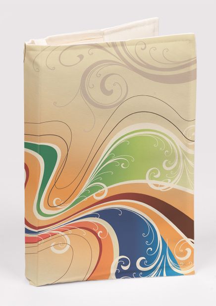 Kitap Kılıfı - Dalgalı Desen (XL)