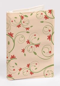 Kitap Kılıfı - Çiçekli Desen (M)