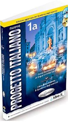 Nuovo Progetto Italiano 1a (Kitap ve Çalışma Kitabı +CD +CDROM) İtalyanca Temel Seviye Edizione Aggiornata