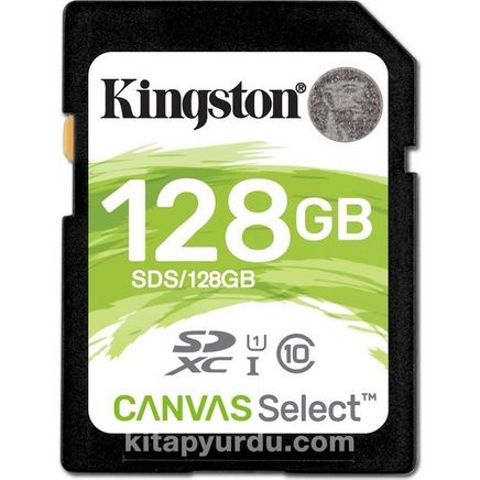 Kingston 128Gb Sdxc Canvas Select 80R Cl10 Uhs-I Card Sds/128Gb