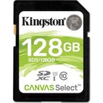 Kingston 128Gb Sdxc Canvas Select 80R Cl10 Uhs-I Card Sds/128Gb
