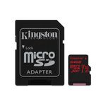 Kingston 64Gb Microsdxc Canvas React 100R/80W U3 Uhs-I V30 A1 Card + Sd Adaptör Sdcr/64Gb