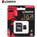 Kingston 32Gb Microsdxc Canvas React 100R/70W U3 Uhs-I V30 A1 Card + Sd Adaptör Sdcr/32Gb